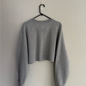 cropped champion crewneck